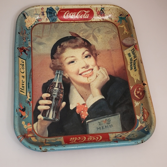 Authentic vintage Coca-Cola tray - Picture 2 of 8